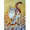 Oil Painting Style New Arrival Cat Decor Diy 5d Diamond Painting Set UK VM20077