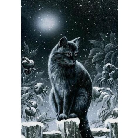 2019 Dream Square Diamond Cat 5d Diy Diamond Painting Cross Stitch Kits UK VM7349