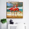 Oil Painting Style Flamingos 5D Diy Cross Stitch Diamond Painting Kits UK NA0294