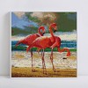 Oil Painting Style Flamingos 5D Diy Cross Stitch Diamond Painting Kits UK NA0294