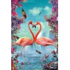 2019 Modern Art Flamingos 5D Diy Embroidery Diamond Painting Kits UK NA0293