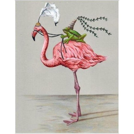 Funny Style Full Drill Flamingo 5d Diy Diamond Painting Kits UK NA0388