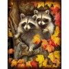 Special Full Square Drill Raccoon 5d Diy Cross Stitch Diamond Painting Kits UK NA0385