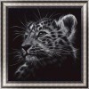 Black White Hot Sale Leopard 5d Diy Diamond Painting Kits UK VM09659