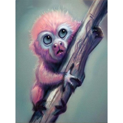 Watercolor Cartoon Cute Monkey 5d Diy Diamond Painting Kits UK VM82006
