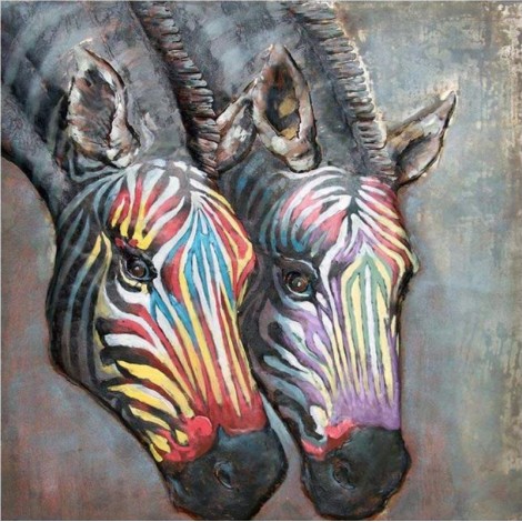 Cheap Oil Painting Styles Colorful Horse Diamond Painting Kits UK AF9173