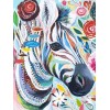 Hot Sale Special Full Drill Zebra 5D Diy Diamond Painting Kits UK NA03804