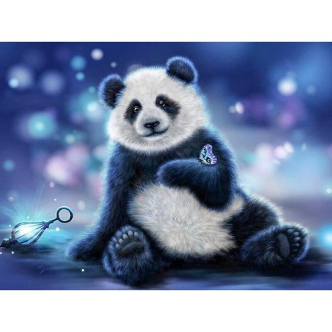 2019 Hot Sale Cute Animal Panda Picture 5d Diy Diamond Painting Kits UK VM7853