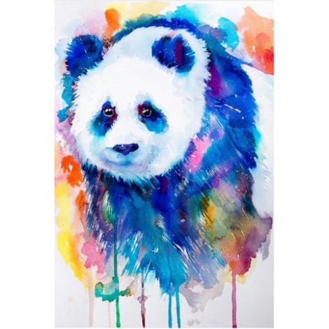 5d Animal Panda Modern Art Dream Diy Diamond Painting Cross Stitch UK VM9042
