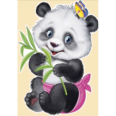 Cartoon Full Drill Panda 5d Diy Cross Stitch Diamond Painting Kits UK NA0417