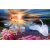 Best Dream Style Swan Pattern Diy 5d Full Diamond Painting Kits UK QB5833