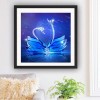 New Dream Style Swan Pattern Diy 5d Full Diamond Painting Kits UK QB5835