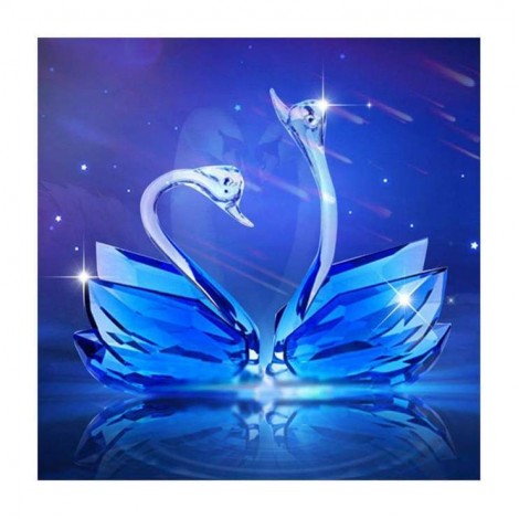 New Dream Style Swan Pattern Diy 5d Full Diamond Painting Kits UK QB5835