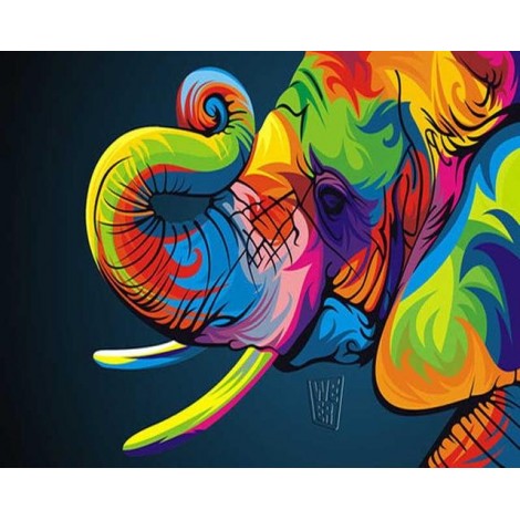 2019 Special Colorful Elephant Diy 5d Diamond Embroidery Kits UK VM3526