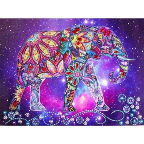 2019 Best Full Special Cross Stitch Elephant Diy 5d Diamond Painting Kits UK QB5375