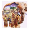 2019 New Best Modern Art Elephant Diy 5d Diamond Painting Kits UK QB5396