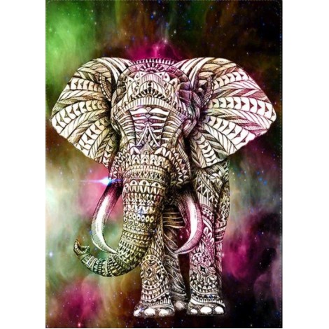 Hot Sale Special Colorful Elephant 5d Diamond Painting UK Diamond Embroidery VM1045
