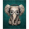 2019 Best Cute Cartoon Elephant Diy 5d Diamond Painting Kits UK QB5391