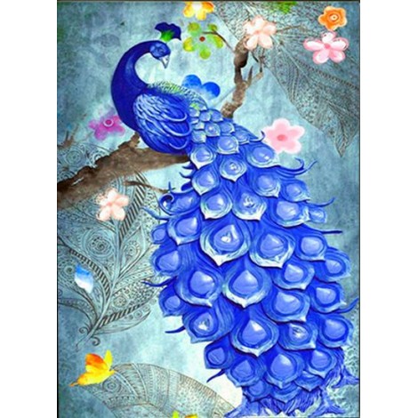 2019 Special Embroidery Peacock Picture 5d Diy Diamond Painting Kits UK VM8158