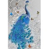 Cheap Blue  Peacock 5d Diy Diamond Painting Kits UK AF9083