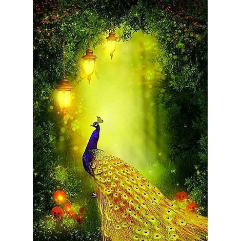 New Arrival Dream Animal Peacock Picture 5d DIY Diamond Painting Kits UK VM9001