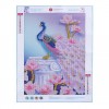 Cheap Pink Peacock 5d Diy Diamond Painting Kits UK AF9089