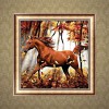 Cheap Oil Painting Styles Autumn Horse Diamond Painting Kits UK for kids AF9156