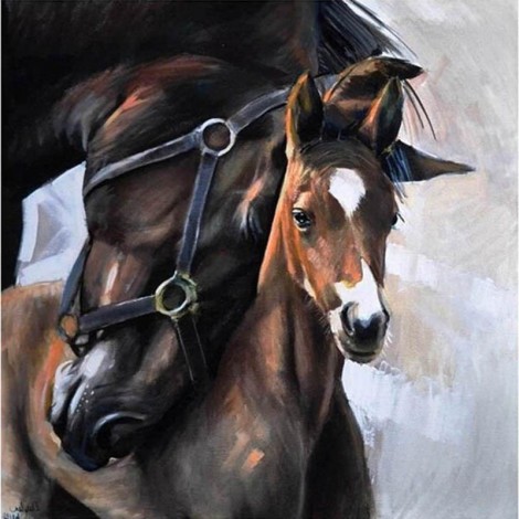 Horse 5D DIY Diamond Painting Kits UK Embroidery Cross Stitch Art VM91045