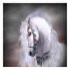 Hot Sale Romantic white Horse Diamond Painting Kits UK AF9160