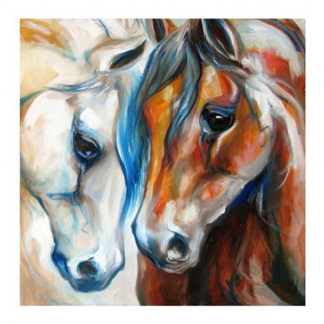Sweet Oil Painting Styles Horse Diamond Painting Kits UK AF9162