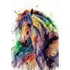 Modern Art Horse 5D DIY Embroidery Cross Stitch Diamond Painting Kits UK NA0834