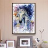 Colorful Watercolor Ink Painting Horse Diamond Painting Kits UK AF9194