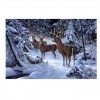 Winter Series Snow Woods Deer Diamond Painting Kits UK AF9130