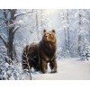 Snow Forest Bear 5D Diy Diamond Painting VM92290