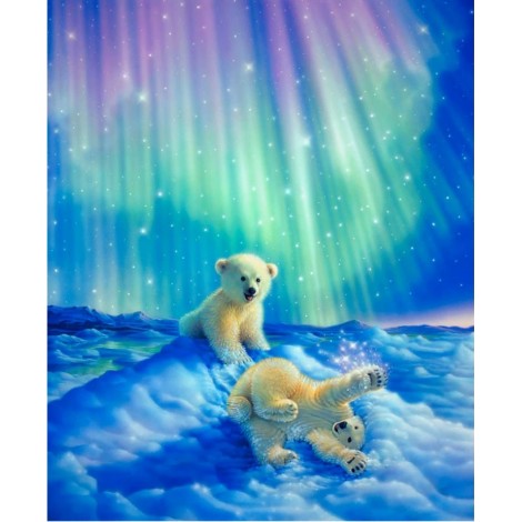 Baby Bear Full Drill 5D DIY Diamond Painting Kits UK Embroidery Arts VM90550
