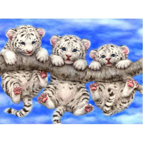 New Arrival Hot Sale Tigers Picture Rhinestones 5d Diy Diamond Painting Kits UK VM9977