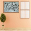 Black White Special Animal Tiger 5d Diy Diamond Painting Kits UK QB5066