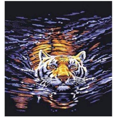 Special Animal Tiger 5d Diy Cross Stitch Diamond Painting Kits UK QB5069