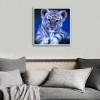 Dream  Cute Little Tiger Close Up 5d Cross Stitch UK Rhinestone Painting VM1215