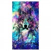 Special Dream Wolf Picture 5d Diy Cross Stitch Diamond Painting Kits UK QB6628