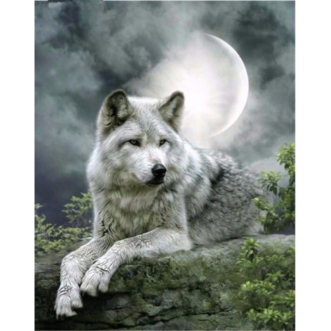 2019 New Hot Sale Stitch Kit 5d Diy Diamond Painting Wolf UK VM8621