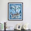 2019 Oil Painting Style Wolf Pattern 5d Diy Cross Stitch Diamond Painting Kits UK QB6586