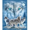 2019 Oil Painting Style Wolf Pattern 5d Diy Cross Stitch Diamond Painting Kits UK QB6586