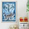 2019 Oil Painting Style Wolf Pattern 5d Diy Cross Stitch Diamond Painting Kits UK QB6586