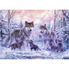 2019 Winter Full Square Wolf Home Decor 5d DIY Diamond Painting Kits UK VM8178