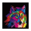 Special Dream Colorful Wolf 5D Diy Diamond Painting Cross Stitch Kits UK VM4209