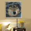 Cheap Wolf Pattern 5d Diy Cross Stitch Diamond Painting Kits UK QB6579