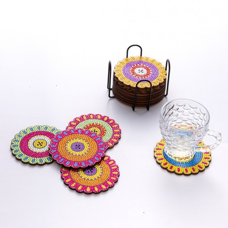 Multi Panel Flower Embroidery 5D DIY Full Drill Diamond Painting Kits UK QB8068