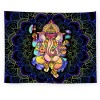 Tapestry room background decoration fabric tapestry UV lamp printing fluorescence-02