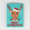 Christmas greeting card diamond painting handmade diy gift holiday letter writing set 8